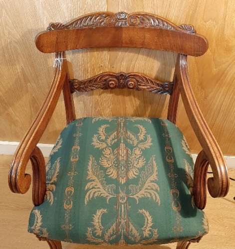 George III period elbow chair